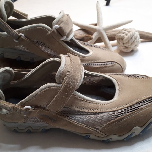 MEPHISTO NIRO ALLROUNDER Tan & Beige Sneakers - Picture 2 of 10